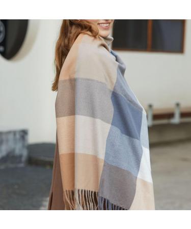 Buy Women's Warm Classic Knit Poncho Scarf | Stylish Wool Triangular Winter Accessories - Retro Necklace Design - Buy Online on GoSupps.com