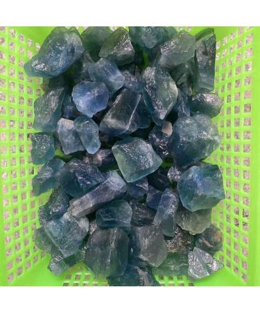 200g Natural Tumbled Rough Quartz Crystals Raw Crystals Blue Fluorite Stone Natural Luster - Buy Online on GoSupps.com