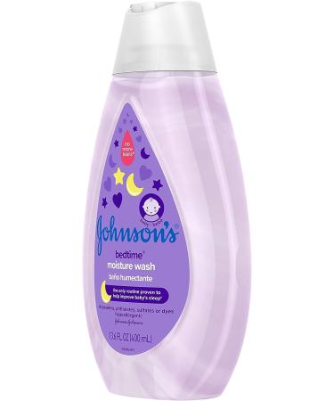 Johnson's Bedtime Baby Moisture Body Wash with Coconut Oil - 13.6 fl. oz | Tear-Free Night Time Bath Wash, Hypoallergenic, Paraben & Dye-Free - Buy Online on GoSupps.com