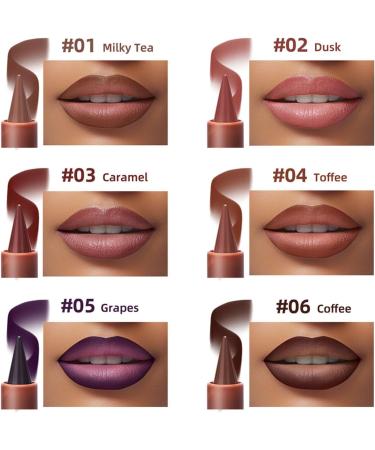CHAKAE Waterproof Matte Lipstick Pointed Head Lipstick for Daily Travel Makeup - Buy Online on GoSupps.com