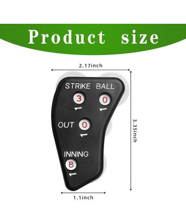Watayo 4 Wheel Umpire Indicator - Baseball & Softball Umpire Counter Clicker (2pcs) - Buy Online on GoSupps.com