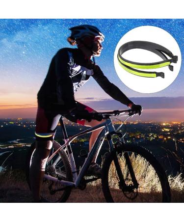 4-Piece Bicycle Trouser Clamp Set | Reflective Ankle Ligaments | Bike Pants Protection for Men & Women - Ideal for Joggers & Cyclists - Buy Online on GoSupps.com