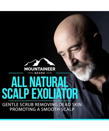 Mountaineer Brand Bald Head Care for Men | Exfoliating Scalp & Face Scrub | All-Natural Cleansing Shampoo & Hydrating Shaving Soap | 4oz Each | International Shipping Available - Buy Online on GoSupps.com