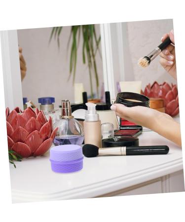 minkissy 2 Sets Cream Box Small Cream Container Makeup Pots Container Cosmetic Lotion Bottle Empty Lotion Container Face Cream Pot Salve Jar Travel Portable Silica Gel Purple Storage Box - Buy Online on GoSupps.com