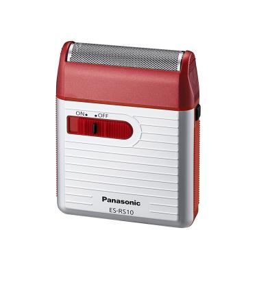 Panasonic Men's Shaver for Traveler ES-RS10-R Red | DC3V (2 x AA Alkaline) (Japan Model)