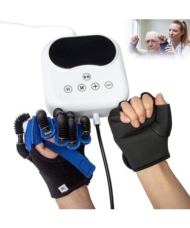 ZZBB Assistive Gloves Rehabilitation Training Equipment Orthoses Stroke Hand Splint Prevent Stiffness in Stroke Left-hand X-Large