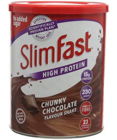 SlimFast Powder Rich Chocolate 450g Chunky Chocolate 450 g (Pack of 1)