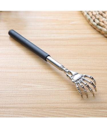 Premium Telescopic Back Scratcher - Bone Hand Design for Head & Back Relief - Compact & Portable - Ideal for All Skin Types - Buy Online on GoSupps.com