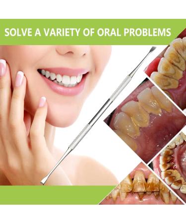 Buy Kinzio Tartar Remover for Dogs & Cats | Double Head Pet Dentist | Effective Dental Plaque Cleaner (Silver) - Buy Online on GoSupps.com