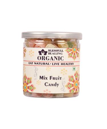 Blessfull Healing Organic Mix Fruit Candy 400 Gram Airtight Container (Packing May Vary)