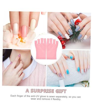 minkissy 10 Pairs Nail Gloves Pink Gloves Hand Gloves for Protection Uv Gloves Protective Gloves Fingerless Gloves for Women Uv Protection Polyester Miss Cotton Gloves Manicure - Buy Online on GoSupps.com