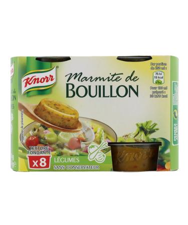 Knorr Vegetable Stock Pot 8 Capsules 224g - Pack of 4