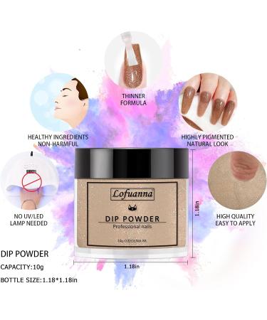Lofuanna Dip Powder Nail Kit Starter - Halloween Pumpkin Theme | DIY French Manicure Set for Beginners | All-in-One Dipping Powder with Base, Top Coat & Activator - No UV/LED Needed - Buy Online on GoSupps.com