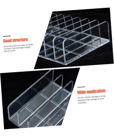 POPETPOP Cosmetic Storage Box Drawer Divided Makeup Organizer Plastic Cosmetic Organizer Cushion Powder Blush 17x12.5cm Transparent - Buy Online on GoSupps.com