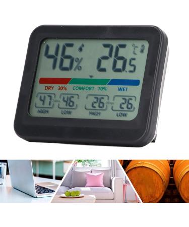 GLOMORA Digital Hygrometer & Thermometer | LCD Temperature & Humidity Monitor with Magnetic Back - Accurate Indoor & Outdoor Readings - Buy Online on GoSupps.com