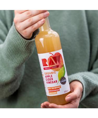 Raw Health Organic Unpasteurized Cider Vinegar with Mother of Vinegar 500ml - Pack of 6 - Buy Online on GoSupps.com