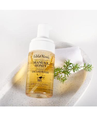 Wild Ferns Manuka Honey Facial Wash - 95% Natural | 100ml - Buy Online on GoSupps.com