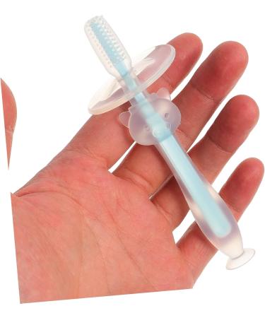 Minkissy 4-Piece Baby Toothbrush Set | Silicone Travel Toothbrush & Pet Toothbrush | Soft Fur Baby Mouth Cleaner for Newborns & Children - Buy Online on GoSupps.com