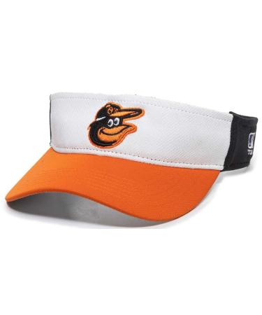Orioles White Black Golf Sun Visor Hat Cap Adult Men's Adjustable