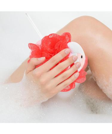 SOLUSTRE 3Pcs Christmas Loofah Sponge Set - Santa Christmas Tree Snowflake Bath Scrubbers for Adults - Perfect Holiday Gifts - Buy Online on GoSupps.com