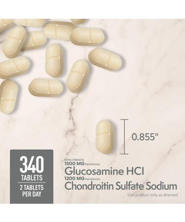 Members Mark Triple Strength Glucosamine Chondroitin (340 Count) (2 Pack) - Buy Online on GoSupps.com