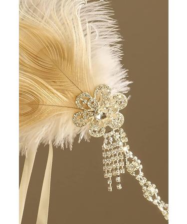 Vintage 1920s Flapper Headband Roaring 20s Great Headpiece with Peacock 1920s Flapper Hair Accessories  - Buy Online on GoSupps.com