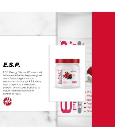 Metabolic Nutrition ESP Energy and Endurance Stimulating Pre Workout Pre Intra Workout High Energy and Mental Focus Stimulating Workout Supplement Fruit Punch 300 Grams (90 Servings) - Buy Online on GoSupps.com