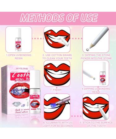 Shop IJHYGD Tooth Jewelry Set - Premium Tooth Gems Kit with Glue | Perfect Tartar Jewelry for Stunning Smiles - Buy Online on GoSupps.com