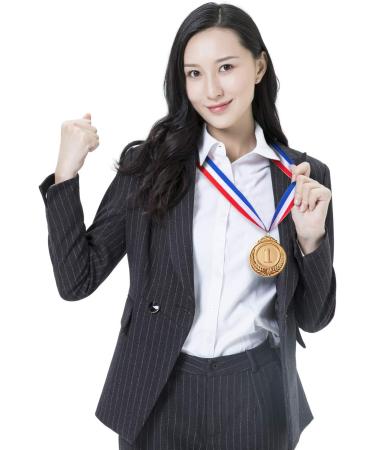 48 Pieces Gold Silver Bronze Winner Medals for Competitions - 2 Inches - Party Olympic Style - Buy Online on GoSupps.com