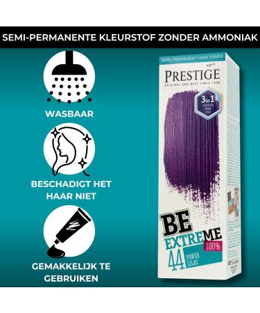 Rosa Impex Be Extreme Toner semipermanent for hair color 44 Power Lilac without ammonia peroxide and PPD - Buy Online on GoSupps.com