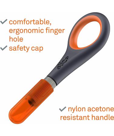 Slice 10580 Precision Knife - Finger-Friendly Handle for Detailed Cuts - Long-Lasting Black Blade - 1 Pack - Buy Online on GoSupps.com