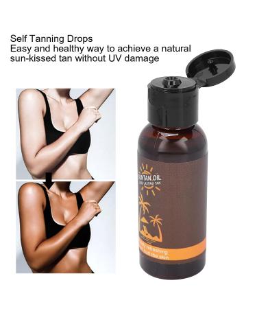 Body Self Tanning Drops - Long Lasting Sunless Tan Oil for Healthy & Glamorous Skin - Buy Online on GoSupps.com
