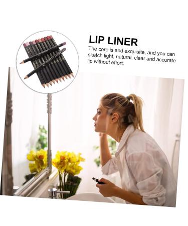 Buy Hemoton 12pcs Lip Liner Set - Waterproof Lip Pencils Makeup Accessories Nude Gloss International Shipping - Buy Online on GoSupps.com