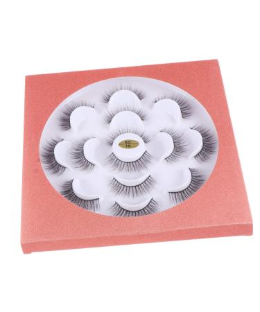 Beavorty 7 Pairs Three-dimensional false eyelashes fluffy extended eyelashes makeup fake eyelashes fiber false lashes cosmetic false eyelashes artificial fiber Accessories 6d dense