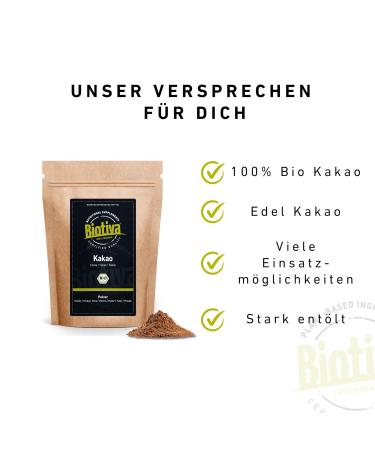 Organic Highly Defatted Cocoa Powder 3kg - Pack of 3 x 1kg - Premium Quality for Baking & Cooking - Buy Online on GoSupps.com