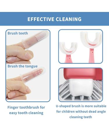 YAFIYGI 6-in-1 Infant to Toddler Toothbrush Set - Oral Care for Babies 0-2 Years | Soft Bristles for 6+ Months, 12+ Months, 24+ Months | Includes Finger Brushing - Buy Online on GoSupps.com