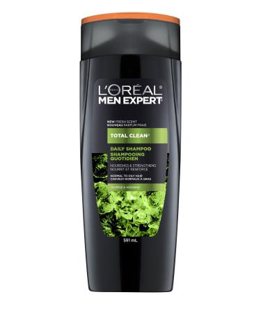 L Or al Paris Men Expert Total Clean Shampoo With Taurine & Argenine Normal to Oily Hair 591 ml 591 ml (Pack of 1)