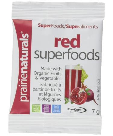 Prairie Naturals Organic red superfoods powder packets 30X7 Gram