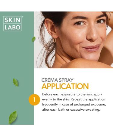 SkinLabo - Invisible Face and Body Spray SPF 50+ Protects against UVA and UVB Rays Prevents Photo-Aging and Erythema Moisturising with Glyceryl Glucoside Celligent - 150 ml - Buy Online on GoSupps.com