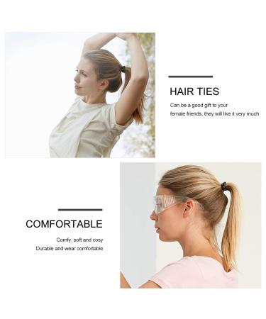 VALICLUD 6pcs Synthetic Wig Hair Ties Ponytail Holder Elastic Rubber Bands - Brown Hair Accessories for Women Girls - Perfect for Daily or Christmas Wear - Buy Online on GoSupps.com