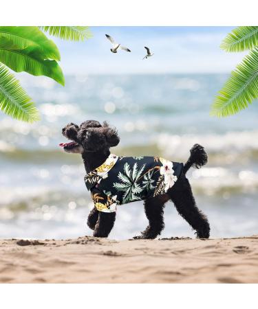Hawaiian Style Dog Shirts Coconut Tree Printed Dog Clothes Dog T-Shirt for Beach Pet Cool Clothes for Medium and Large Soft Comfortable Dog Short Sleeve Summer Apparel Outfit for Dogs Cats (L) - Buy Online on GoSupps.com