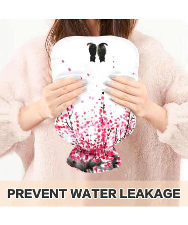 NAANLE Cat Under Cherry Tree Hot Water Bottle 1L - Transparent Cover for Menstrual Cramps & Pain Relief | Heat & Cold Therapy - Buy Online on GoSupps.com