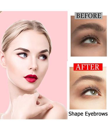 40 Pcs Eyebrow Razor & Facial Hair Remover Kit - Stainless Steel Blades, Exfoliating Dermaplaning Tools, Blue & Pink - Buy Online on GoSupps.com