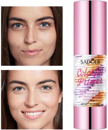 Hydrating Makeup Primer | Women Face Nourishing Primer Brightening Cream - Women's Beauty Products for Home Business Trips Gathering Working Traveling Dating Pochy - Buy Online on GoSupps.com