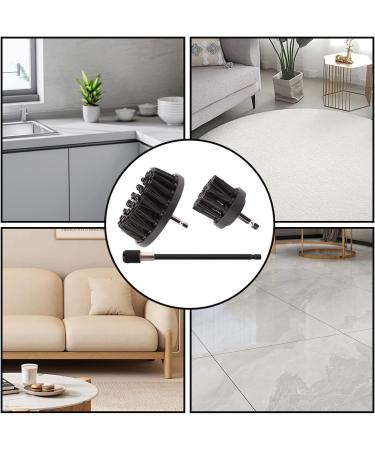 Skoulazeo Drill Brush Attachments for Cleaning | Power Scrubber Cleaning Brush Extended Long Attachment Set - All-Purpose Scrub Brushes Kit for Grout Floor Tub Tile Bathroom - Buy Online on GoSupps.com