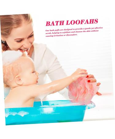 Beaupretty 8 Pcs Colorful Large Bath Balls - Exfoliating Shower Loofahs & Travel Body Wash Sponges for Ultimate Clean & Relaxation - Buy Online on GoSupps.com