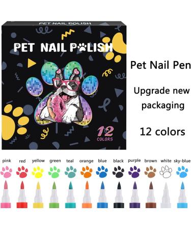 Peround Dog Nail - Non-Toxic Dog Nail Paint Color Quick Dry Puppy Nail Polish | Dog Nail Art Gel Hard Pet Paw Polish Ensures Durabl Vibration - Buy Online on GoSupps.com