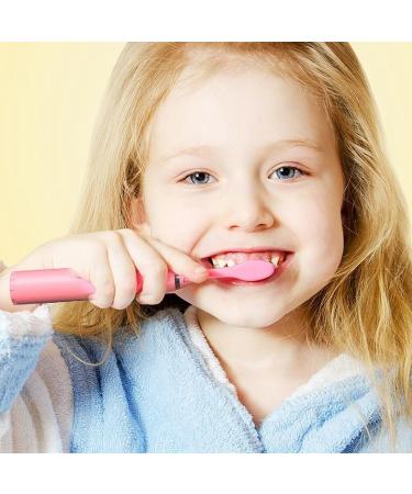 Kids Electric Toothbrushes Kids Electric Toothbrush IP7 Waterproof Battery Powered Toothbrush Cute Bunny Pink Electric Toothbrush for Children Boys Girls - Buy Online on GoSupps.com