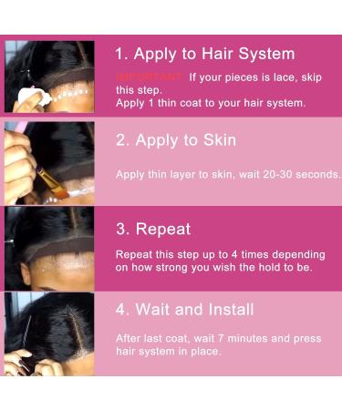 Invisible Bonding Lace Wig Glue 38ml - Strong Hold, Waterproof, Latex-Free | Hair Adhesive for Wigs - Buy Online on GoSupps.com