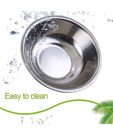 Kathson Stainless Steel Whisker Relief Cat Bowl Set - 4 Pack Shallow & Wide Dishes for Pets - Fits Elevated Stands - 7.00 Inch Dia - Buy Online on GoSupps.com